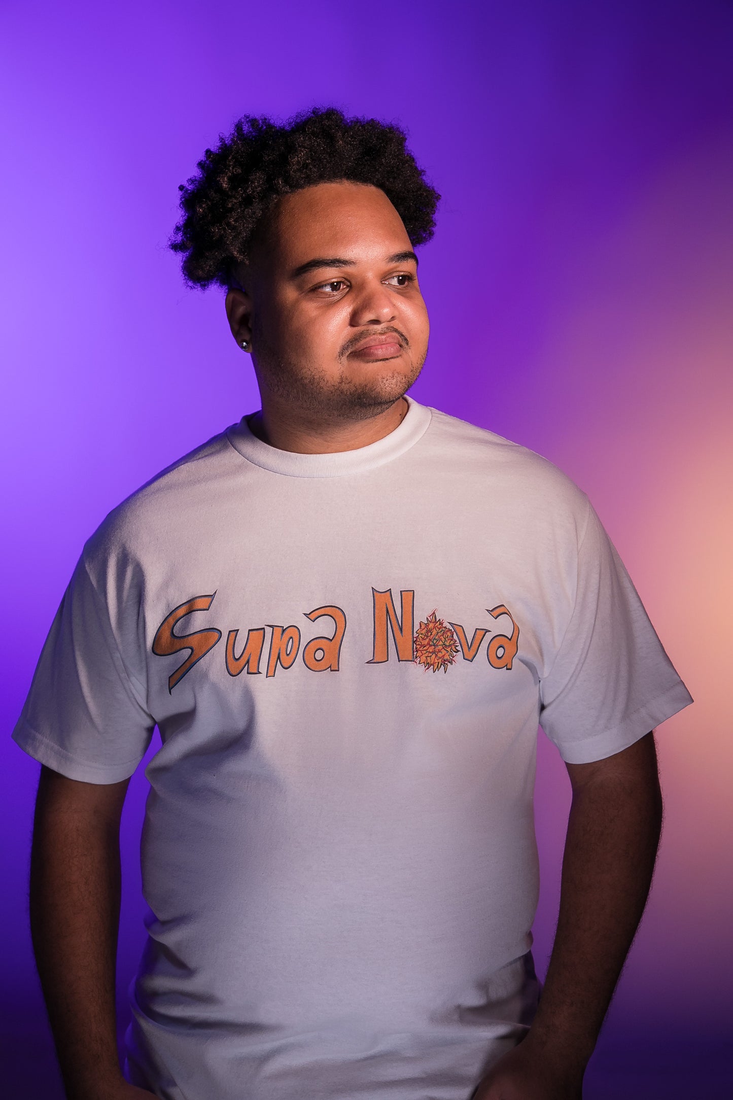 Supa Nova Unisex White T