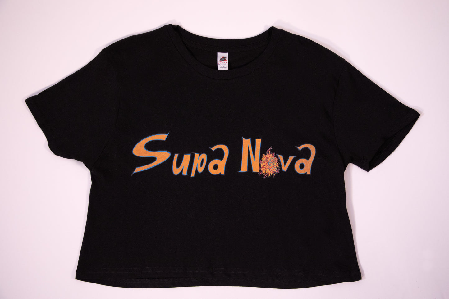 Supa Nova Women's Black Crop T