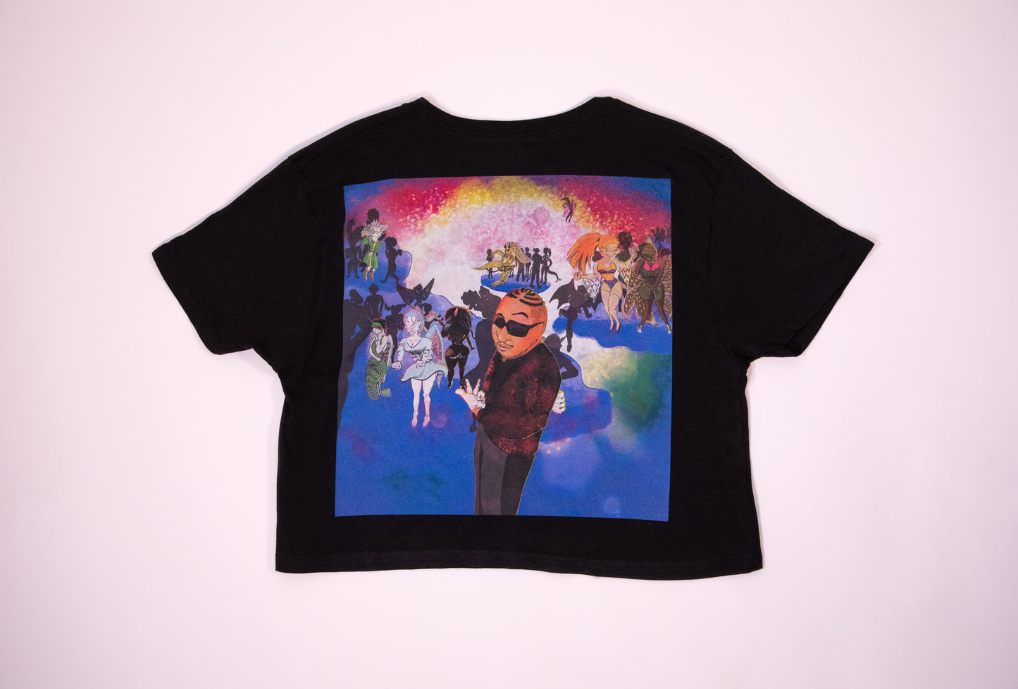 Supa Nova Women's Black Crop T