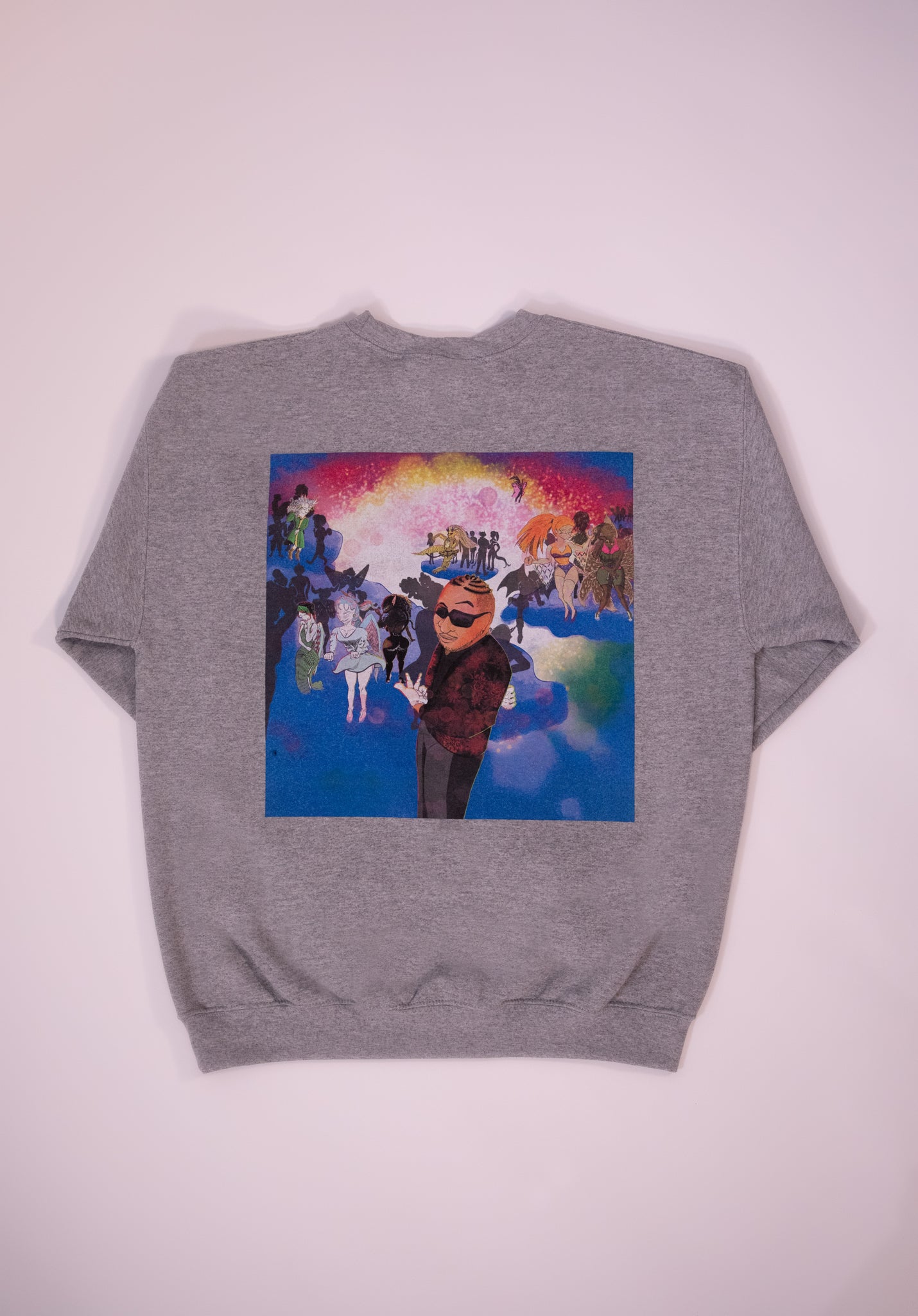 Supa Nova Grey Crewneck